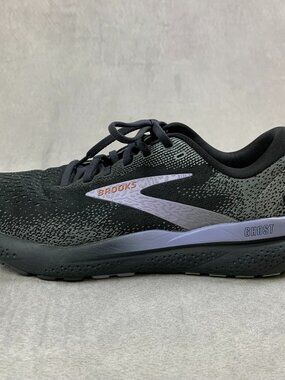 Brooks Womens Shoes Size 9.5 B Black Purple Ghost 16 Running Gym 1204071B093
